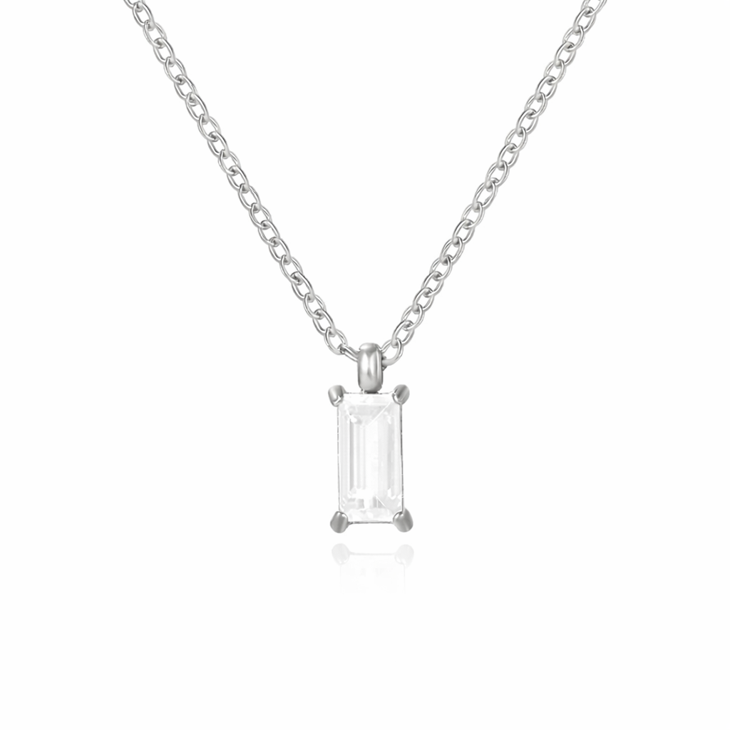 Collier Liora - Zircon Rectangulaire