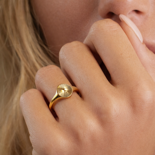 Bague Serena - Chevalière Minimaliste