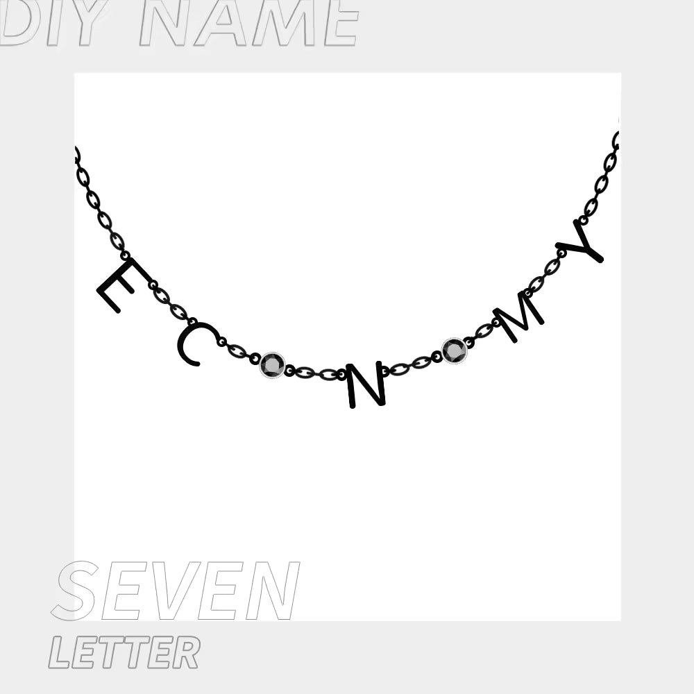 Collier Noelia — Initiale & Pierre de Naissance