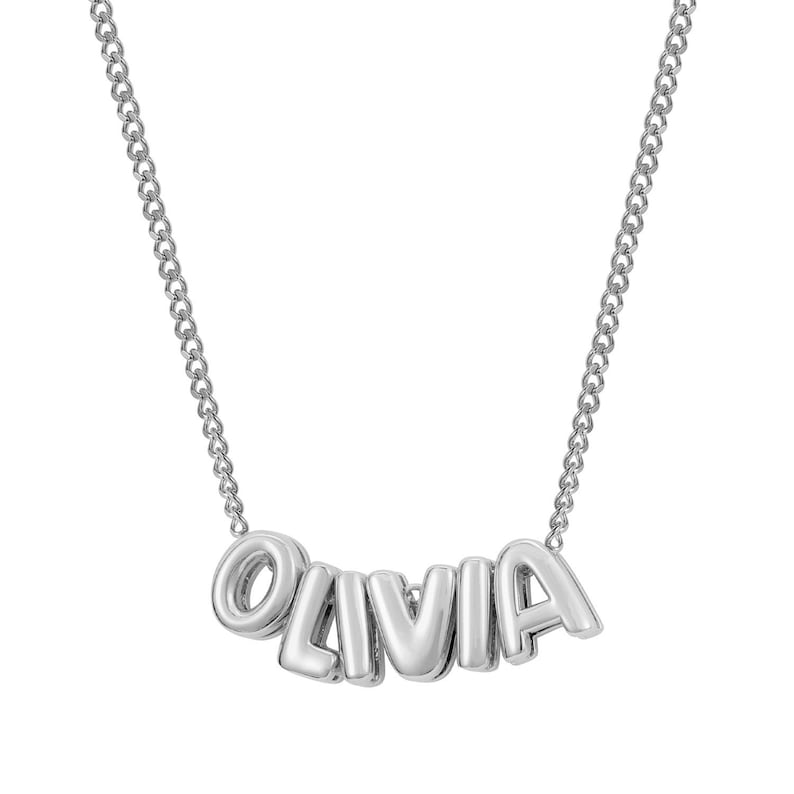 Collier Francesca - Lettre 3D Bubble