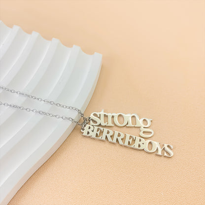 Thalina Necklace – Multi Names Vertical