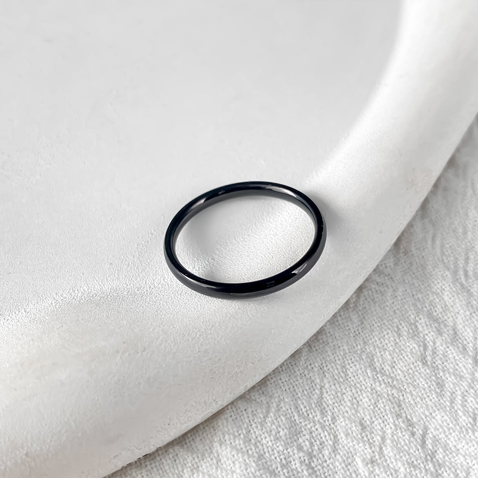 Bague Nino - Alliance Minimaliste