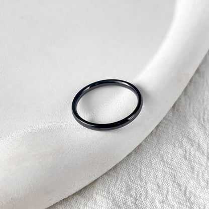 Bague Nino - Alliance Minimaliste