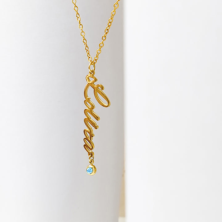 Orélina Necklace – First Name & Birthstone