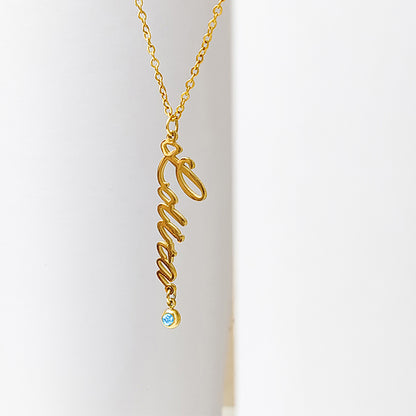 Orélina Necklace – First Name & Birthstone