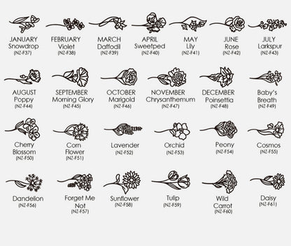 Bracelet Fiora – Fleur Pierre de Naissance