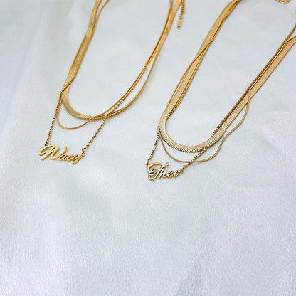Veloria Necklace – Multi-Chain Name