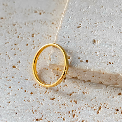 Bague Nino - Alliance Minimaliste