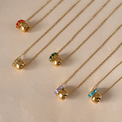 Collier Aveline – Pendentif Pierre de Naissance