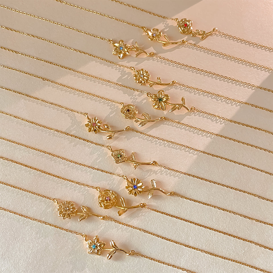 Collier Althéa – Fleur de Naissance