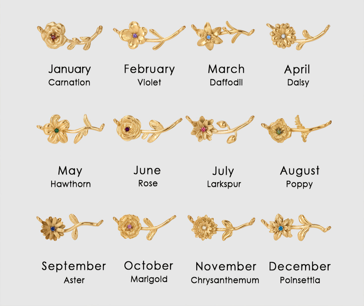 Collier Althéa – Fleur de Naissance