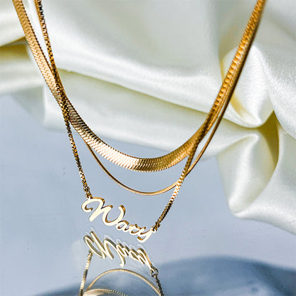 Veloria Necklace – Multi-Chain Name