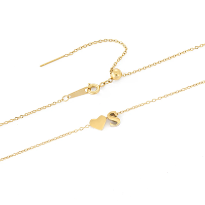 Collier Ella - Initiale Cœur