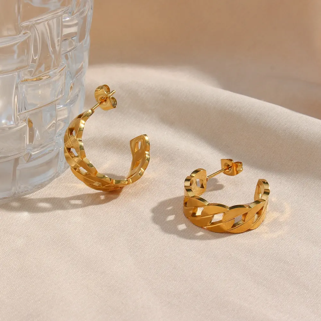 Boucles Adélie - Créoles Épaisses