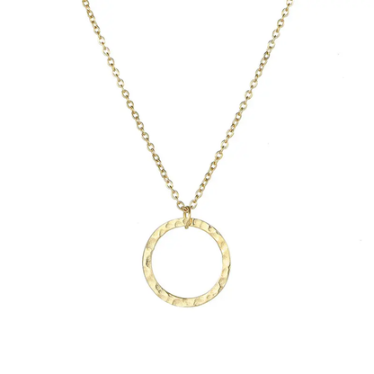 Collier Camilla - Pendentif Cercle Minimaliste