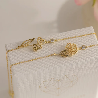 Bracelet Fiora – Fleur Pierre de Naissance
