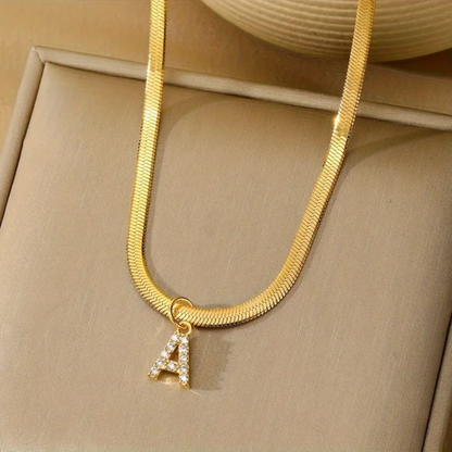 Collier Maeva – Initiale Chaîne Serpent