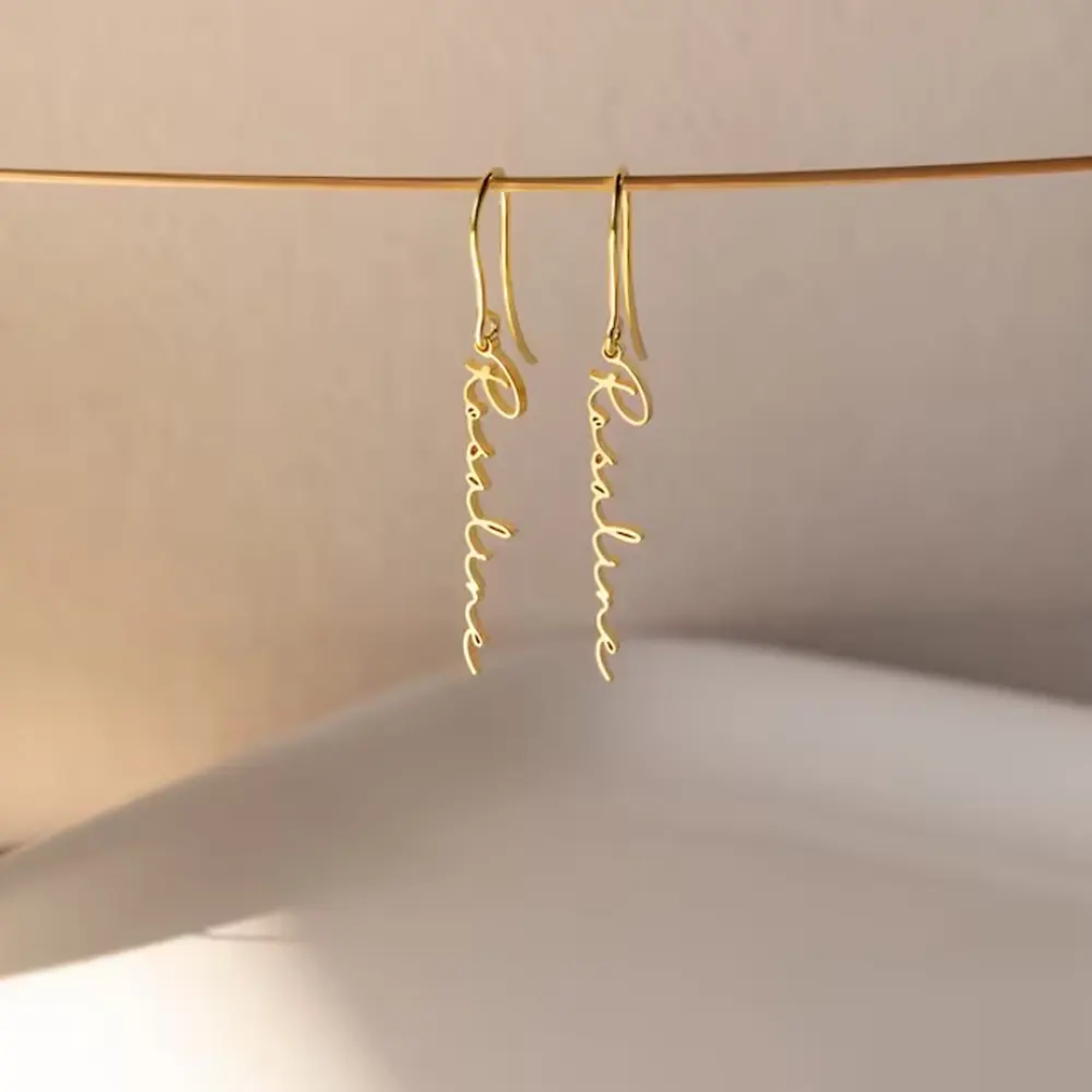 Boucles Azéria – Prénom Personnalisée