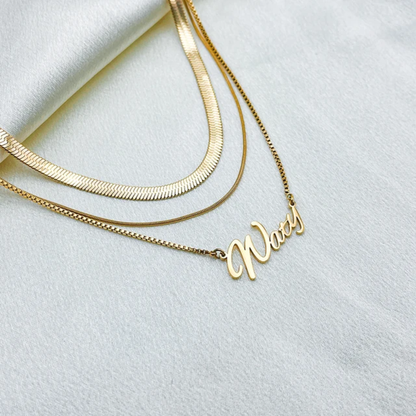 Veloria Necklace – Multi-Chain Name