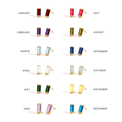 Boucles Clara - Puces Pierre de Naissance