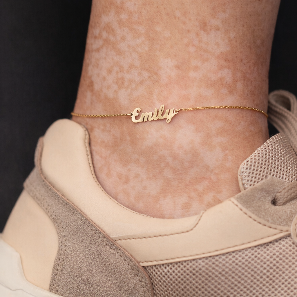 Bracelet de Cheville Ysalie – Prénom Personnalisé