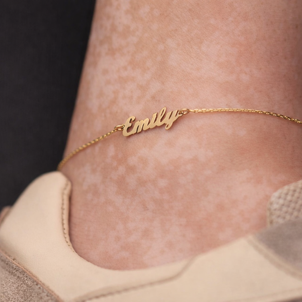 Bracelet de Cheville Ysalie – Prénom Personnalisé