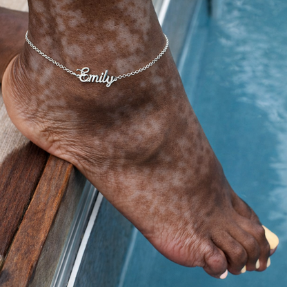 Bracelet de Cheville Ysalie – Prénom Personnalisé