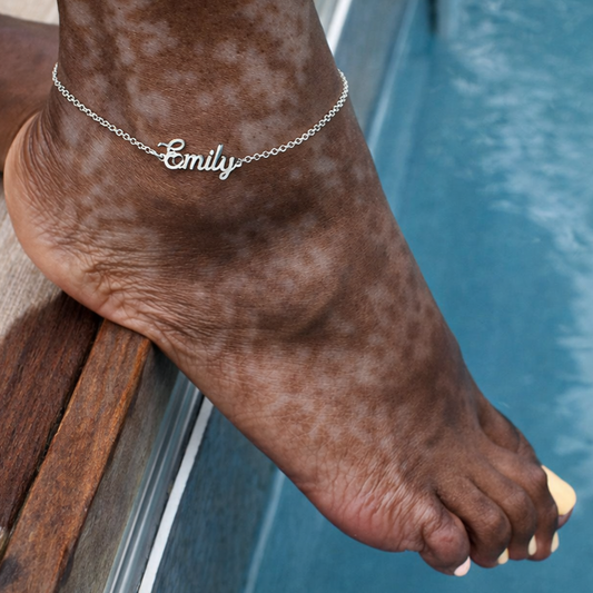 Bracelet de Cheville Ysalie – Prénom Personnalisé