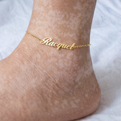 Bracelet de Cheville Ysalie – Prénom Personnalisé