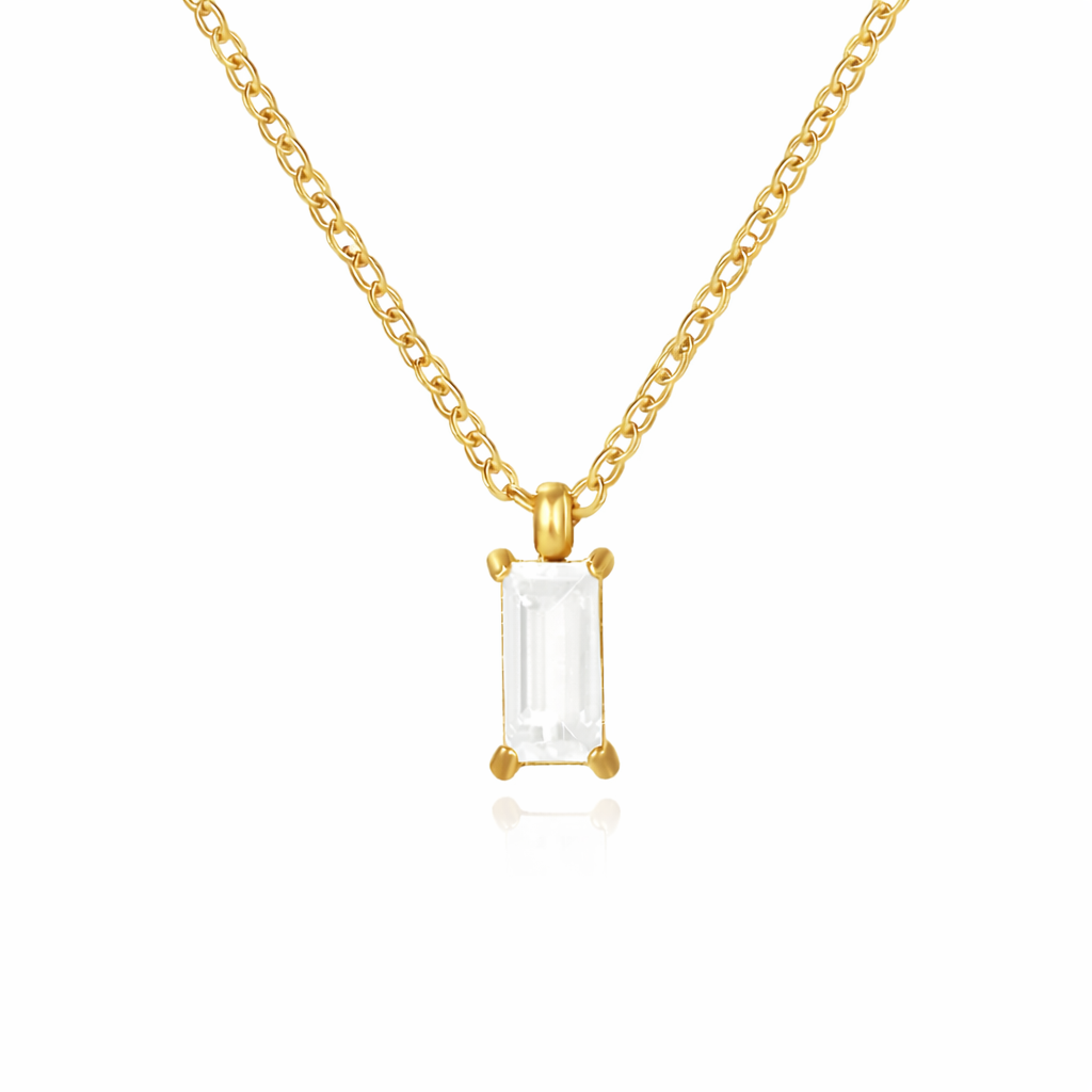Collier Liora - Zircon Rectangulaire