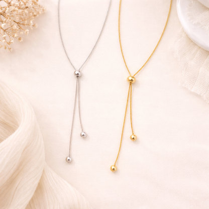 Collier Soléna - Style Y Ajustable