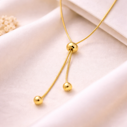 Collier Soléna - Style Y Ajustable