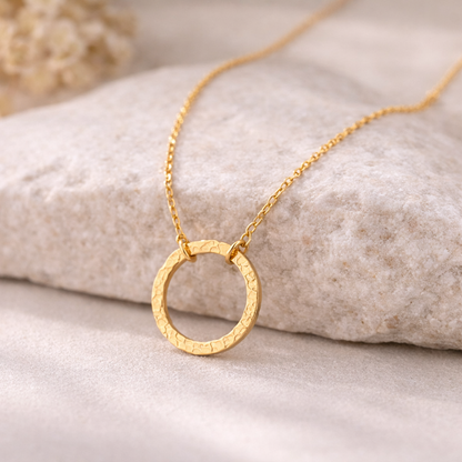 Collier Camilla - Pendentif Cercle Minimaliste