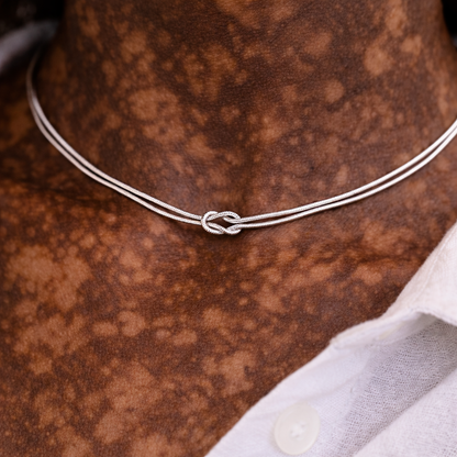 Collier Liv - Chaîne Serpent Nouée