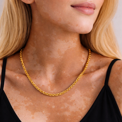 Collier Alya - Corde Torsadée