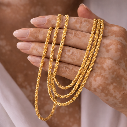 Collier Alya - Corde Torsadée