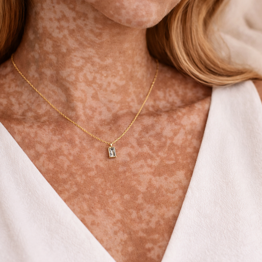 Collier Liora - Zircon Rectangulaire