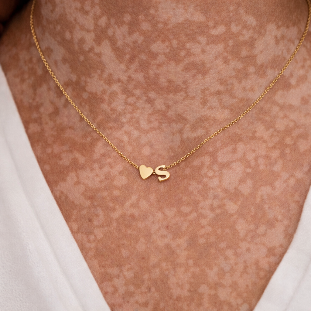Collier Ella - Initiale Cœur
