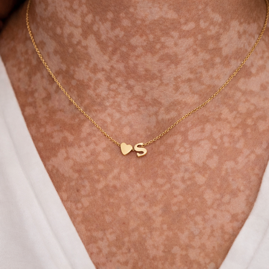 Collier Ella - Initiale Cœur