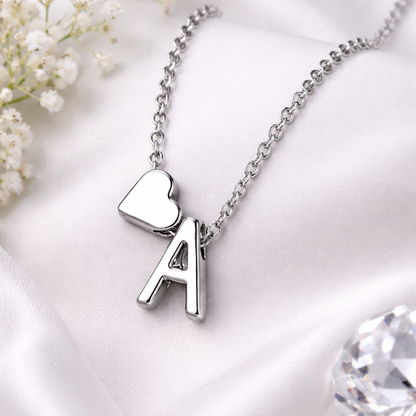 Collier Ella - Initiale Cœur