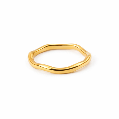 Bague Amara - Vague Minimaliste