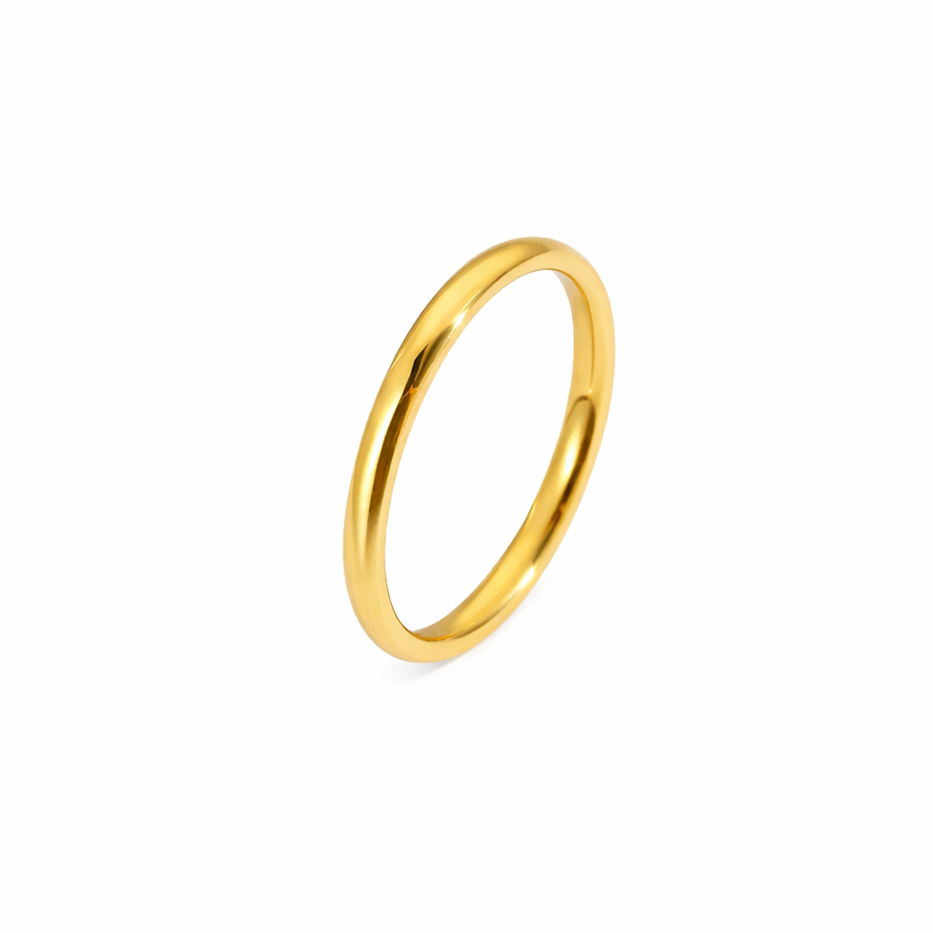 Bague Nino - Alliance Minimaliste