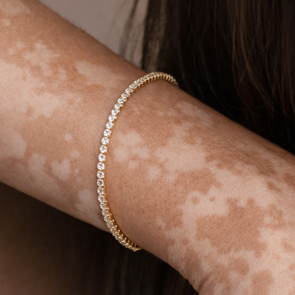 Bracelet Azélia – Tennis Pierre de Naissance