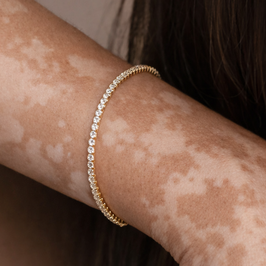 Bracelet Azélia – Tennis Pierre de Naissance