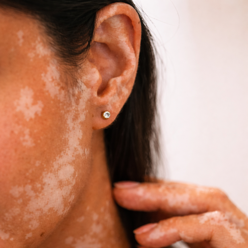Boucles d’oreilles pierre de naissance Sofia – bijou minimaliste Vanityl