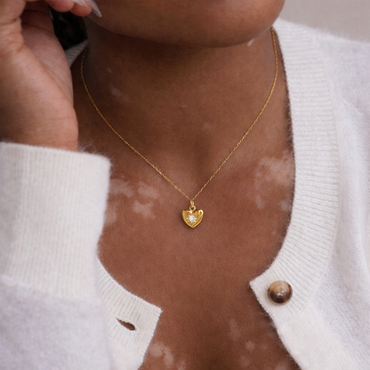 Collier Naïra – Cœur Pierre de Naissance