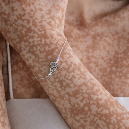 Bracelet Fiora – Fleur Pierre de Naissance