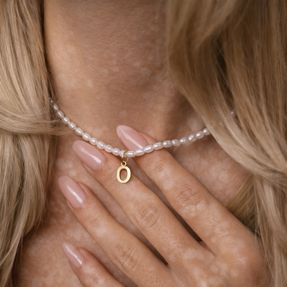 Collier Iséline – Initiale Perle