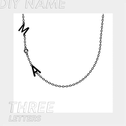 Collier Aria – Initiale Pierre de Naissance