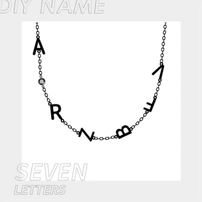 Collier Aria – Initiale Pierre de Naissance